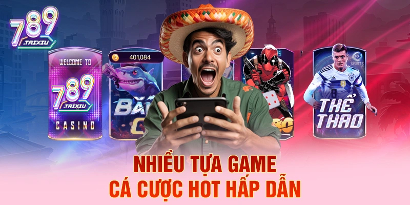 Các tựa game cá cược hấp dẫn tại 88bet